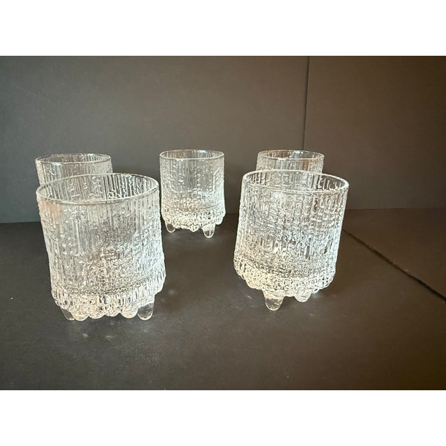 Mid-Century Modern 1960s Iittala Ultima Thule Cordial Glasses by Tapio Wirkkala, Set of 5 For Sale - Image 3 of 8