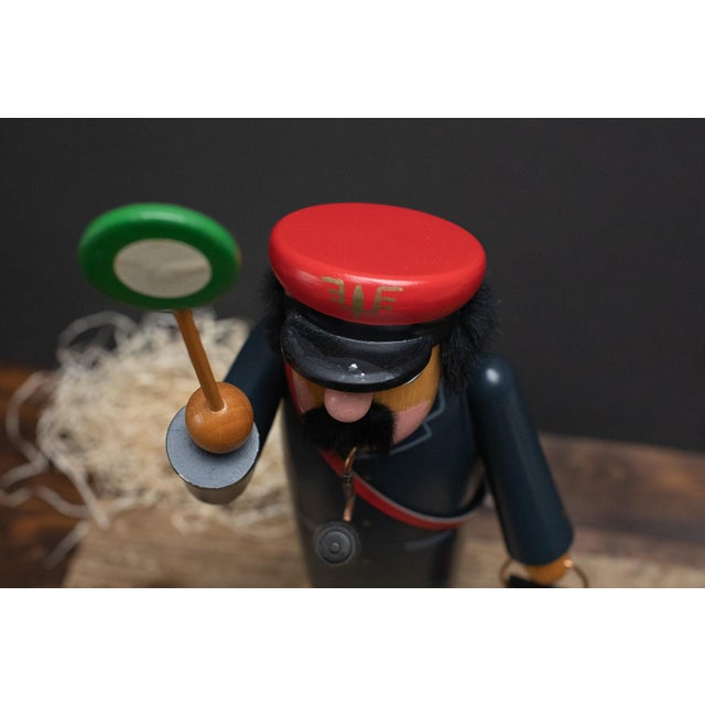 Vintage German Railway Worker, 1970s For Sale - Image 4 of 9