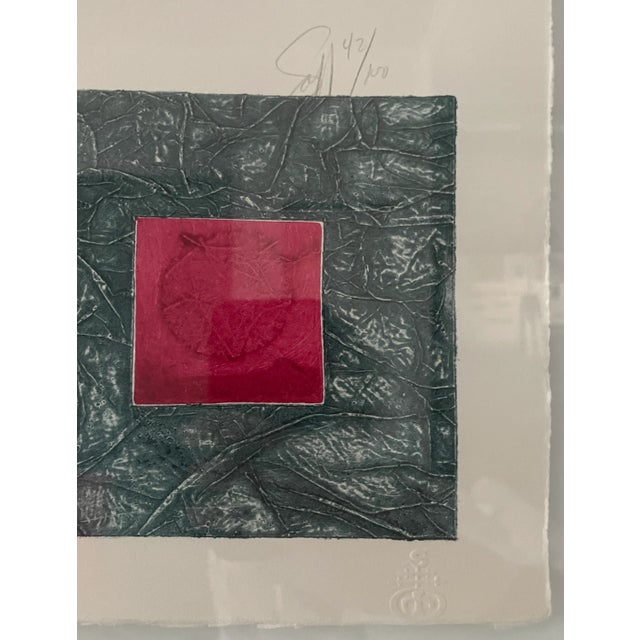 1980s Set of 2 Post Modern 1980's Serigraphs by Donald Saff For Sale - Image 5 of 8