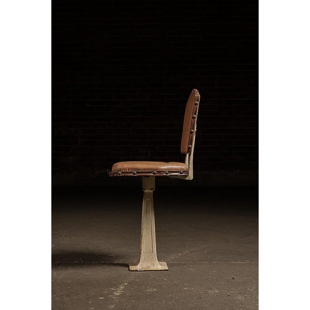 Early 20th Century Antique Soda Fountain/Lunch Counter Stool For Sale - Image 5 of 7