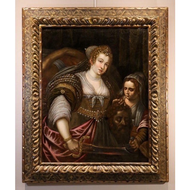 Galizia Fede (Milan c. 1578 - c. 1630) Circle Judith Victorious Oil on canvas (116 x 91 cm. - In an antique frame 149 x...