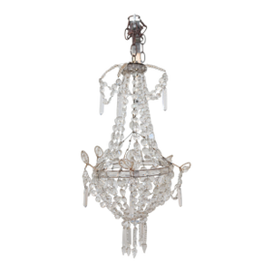 19th Century Small Elevator Chandelier From Paris
