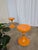 Vintage retro orange stool that resembles a mushroom, originally called Jurcek (in Italian it's porcini). It was designed...