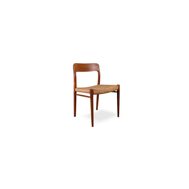 Original Jl Mollers Model 75 Chair, Niels Otto Møller, Teak, Danish For Sale - Image 5 of 11