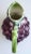 Italian Italian Hand Painted Ceramic Purple and Green Grape Pitcher For Sale - Image 3 of 6