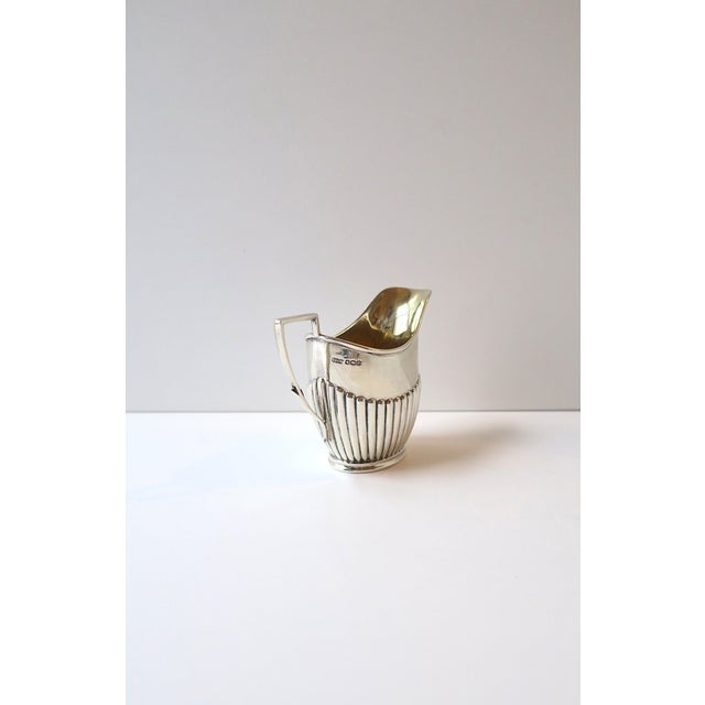Silver Sterling Silver Coffee Creamer Pitcher Edwardian Neoclassical English, Early-20th C For Sale - Image 8 of 16