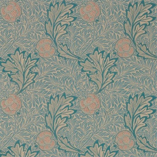 Morris & Co Apple Wallpaper in Indigo Antique For Sale