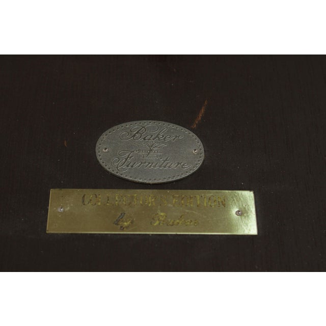 Baker Collector's Edition 48-in Round Inlaid Pedestal Table For Sale - Image 15 of 15