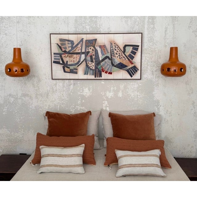1950s Modern Ceramic Wall Panel by Sinclair for Belform, 1950 For Sale - Image 5 of 5