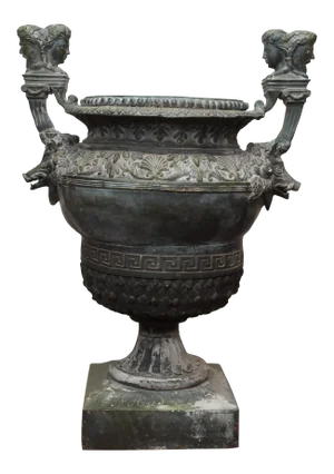 Louis XIV Style Bronze Garden Urn