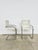 Vintage Space Age Chairs with White Molded Shell and Chrome Tubing, 1970s, Set of 2 For Sale - Image 9 of 18