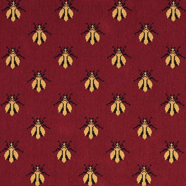 Epingle gets a contemporary update with a needlepoint-esque bee pattern that can skew upright and traditional or edgy and...