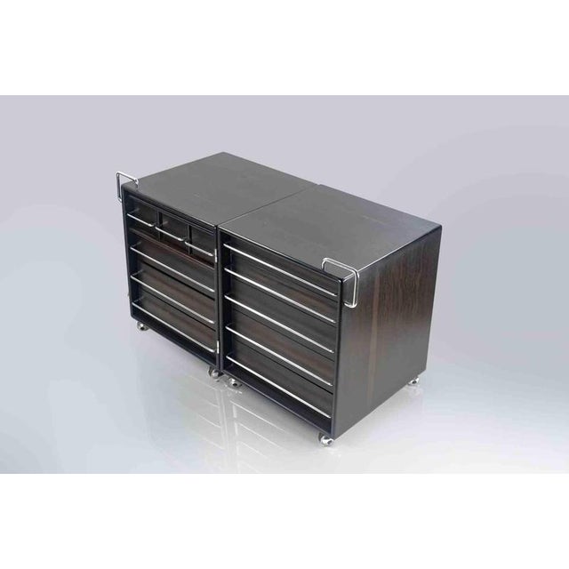 Chest of Drawers Modules by Fabio Lenci for Bernini, 1970s, Set of 2 For Sale - Image 9 of 10