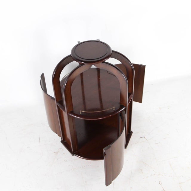 Japanese Mini Wooden Bar, 1970s For Sale - Image 13 of 14