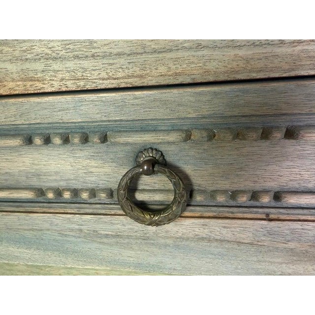 Mid 19th Century 19th Century Italian Neoclassical Demilune Credenza With Marble Top For Sale - Image 5 of 18