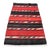 1960s Rustic Hand Knotted Red Striped Kilim For Sale