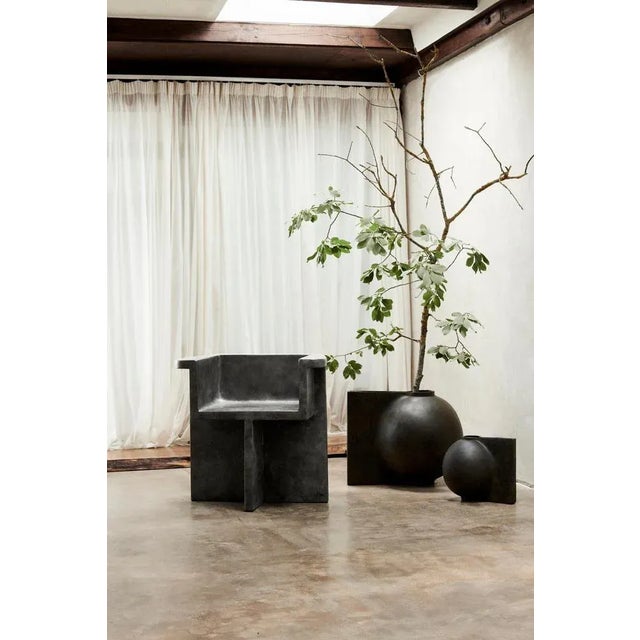 Coffee brutus dining chair by 101 copenhagen designed by kristian sofus hansen & tommy hyldahl dimensions: l 68 / w 50 /h...