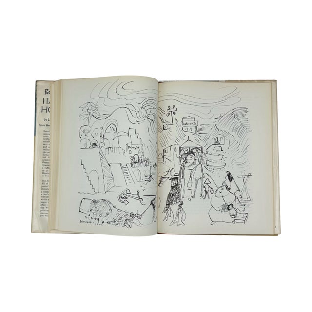 Paper Italian Holiday by Ludwig Bemelmans 1961 Book 1st Edition Hardcover For Sale - Image 7 of 12