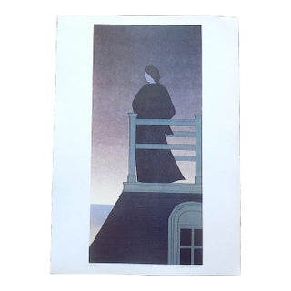 Vintage Lithograph-"Dawn"-After Will Barnet-Signed/Titled For Sale