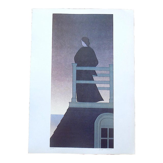 Vintage Lithograph-"Dawn"-After Will Barnet-Signed/Titled For Sale