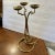 Vintage Joe Spoon Hand Wrought Brass 3 Arm Candle Holder Signed and Dated 1995 For Sale - Image 12 of 12