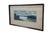 Vintage Hungarian - Romanian Balogh Lajos signed pastel landscape painting featuring an impressionist blue lake landscape....