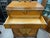 Antique 1930's Bedroom Highboy Dresser Chest of Drawers, Hand Carved Walnut, Burl Inlay For Sale In New York - Image 6 of 13