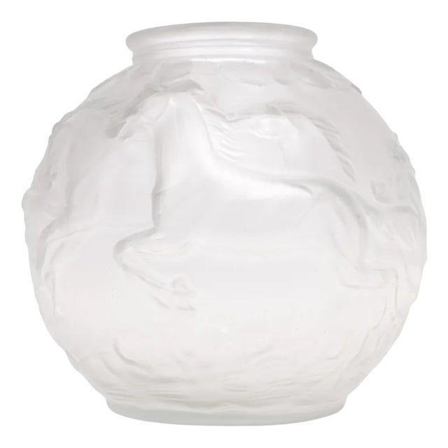 Art Deco Satined Ball Vase by Karl Zentner, 1930s For Sale