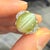 Mid 20th Century Mid 20th Century Gia Certified 9.46 Carat Green Cats Eye Chrysoberyl 14k Gold Art Deco Ring, Size 6.5 For Sale - Image 5 of 10