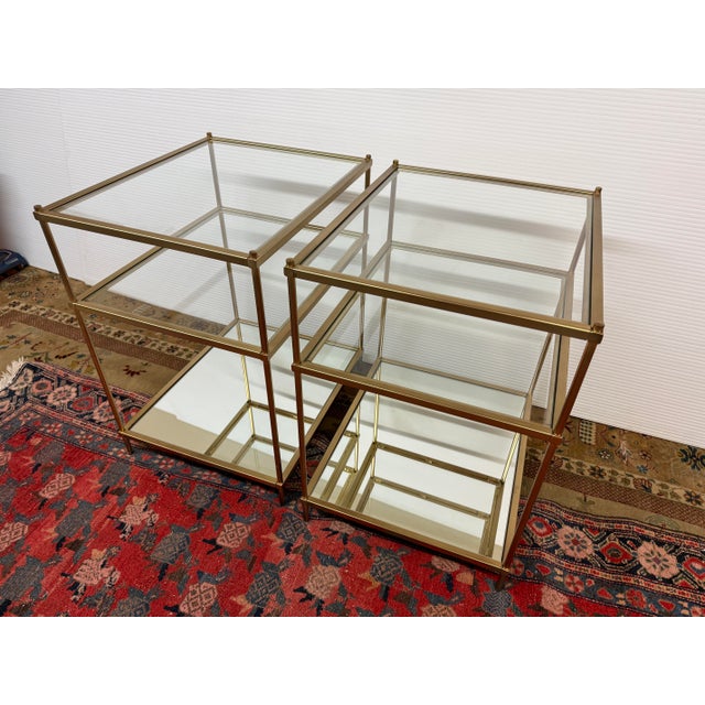 Art Deco West Elm Terrace Bath Shelves, Pair For Sale - Image 3 of 12