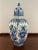 1980s Large Delfts Blauw Lidded Baluster Vase or Ginger Jar For Sale - Image 12 of 13