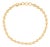 Modern Minimalist Bezel Set Diamond Tennis Bracelet in 14k Yellow Gold 7 Inches For Sale