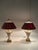Ceramic European Ceramic Pierced Table Lamps With Animal Head Handles -a Pair For Sale - Image 7 of 12