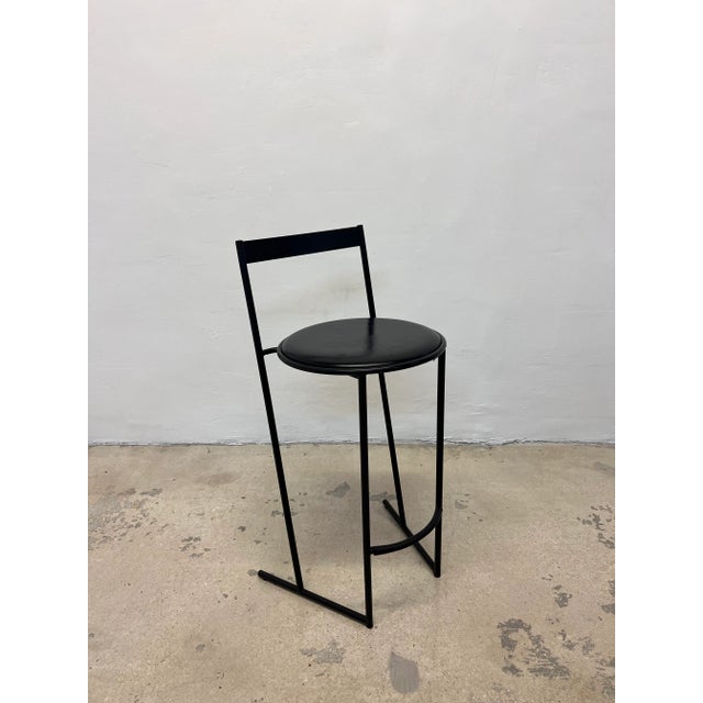 Considered one of his first chair designs, the Musmé counter stool was designed by Emilio Nanni for Fly Line. The stool...