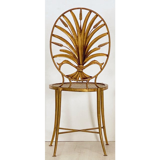 S. Salvadori Italian Wheat Sheaf Chair by S. Salvadori, Firenze For Sale - Image 4 of 10