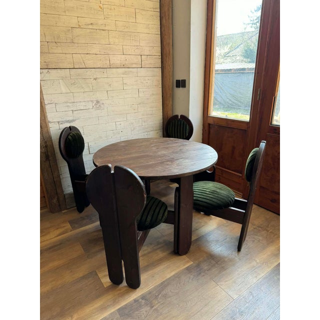 1960s Vintage Dining Set by Szedleczky Mária, 1960s, Set of 5 For Sale - Image 5 of 5