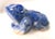 Miniature Well-Carved Frog of Lapiz Lazuli Stone - Frankie the Frog! For Sale - Image 11 of 17