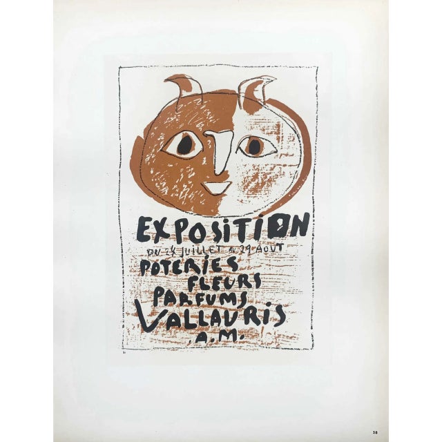 Title: Exposition Poteries Artist: Pablo Picasso Country: Spain Medium: Lithograph- 58 Paper size: 12.50 X 9.50 inches...