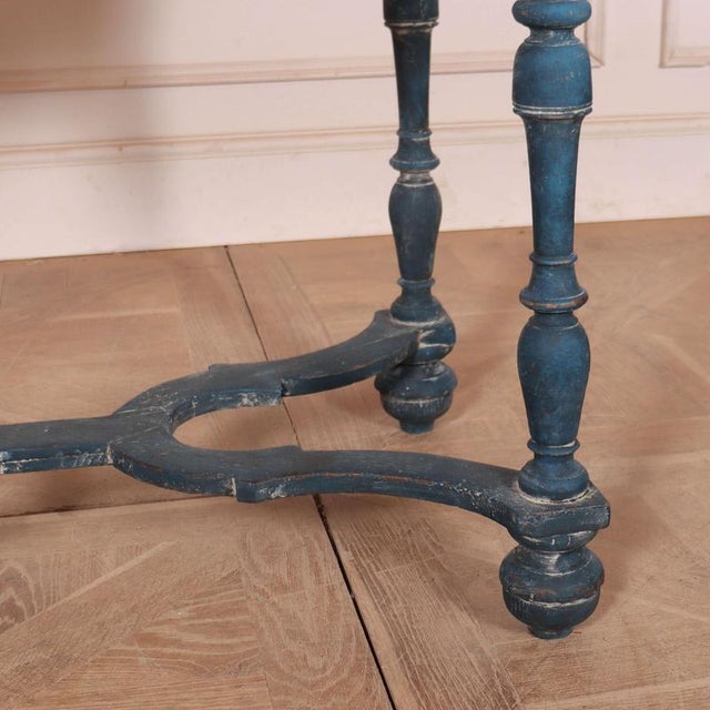 English Painted Lamp Table For Sale - Image 5 of 10