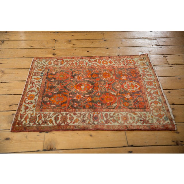 Antique Fragment Malayer Square Rug - 2'5" X 2'9" For Sale - Image 9 of 9