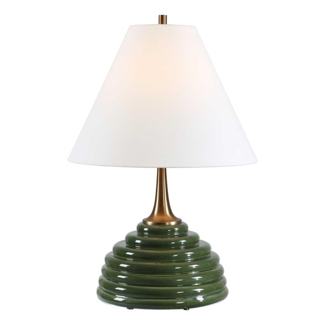 McKay Dark Green Table Lamp For Sale