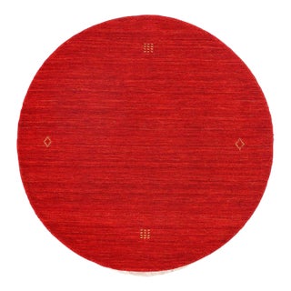 Pasargad DC Fine Hand Knotted Gabbeh Round Rug For Sale