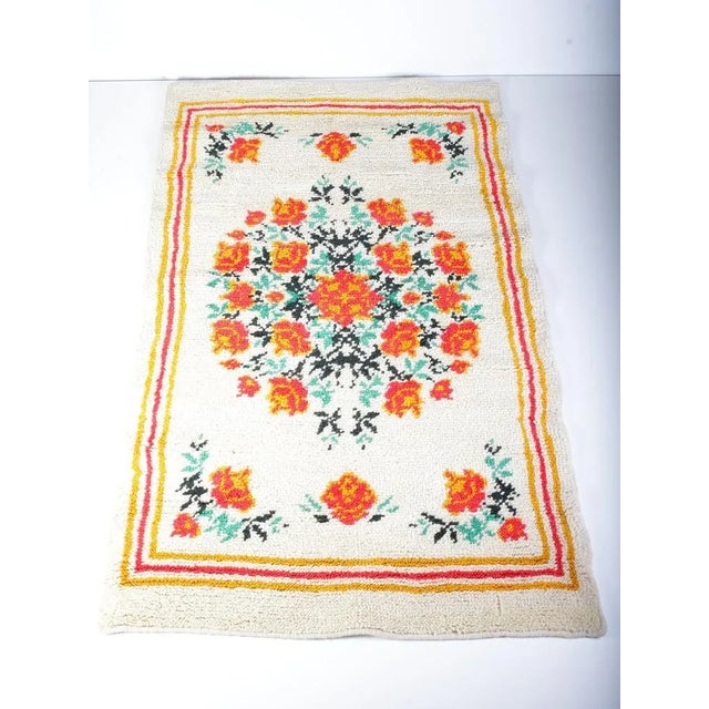 Textile Mid-Century Czechoslovakian Wool Runner Rug, 1960s For Sale - Image 7 of 7