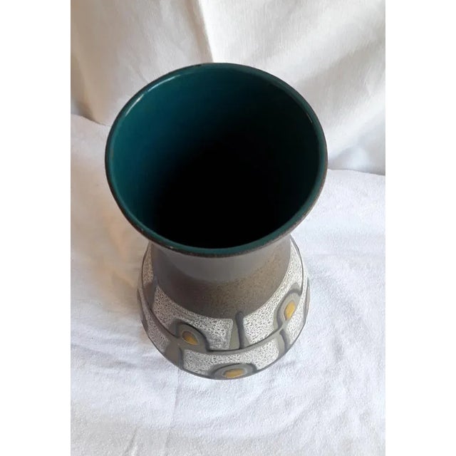 Mid-Century Modern Vintage German Ceramic Vase from Carstens, 1960s For Sale - Image 3 of 5