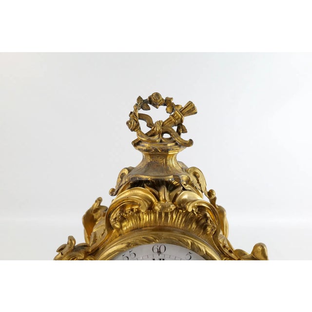Mid 19th Century Raingo Frères Mantle Clock For Sale - Image 5 of 12