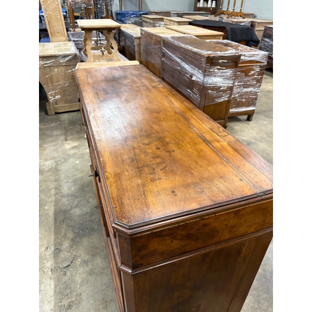 French 19th Century French Buffet Louis Phillipe Style Circa 1850 Walnut Wood From South East of France. For Sale - Image 3 of 5