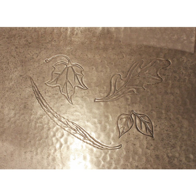 Hollywood Regency Circa 1940s Hollywood Regency Cocktail Tray & Folding Stand For Sale - Image 3 of 7