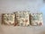 Set of Three Handmade Coastal Cushions in Vintage Marine-Themed Fabric Charming set of three handmade decorative cushions...
