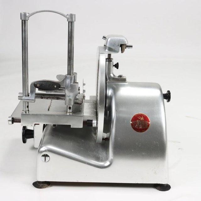 Italian Schwalbe Slicer in Metal For Sale - Image 10 of 12