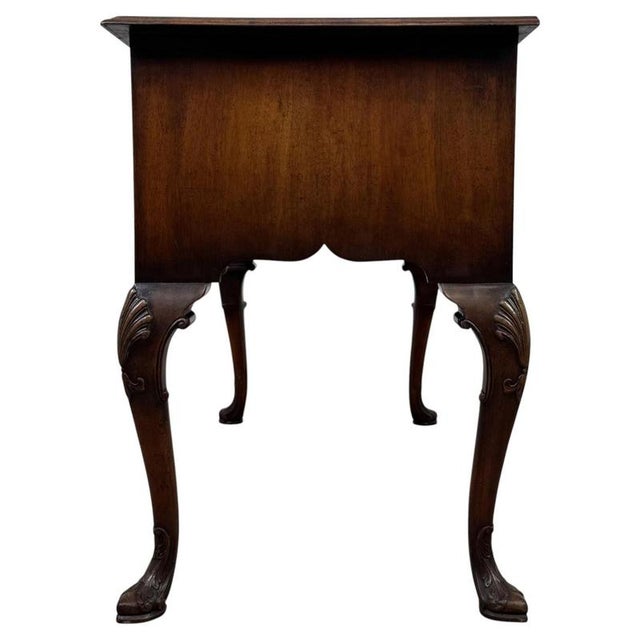 20th Century Figured Burr Walnut Writing Table For Sale - Image 10 of 12